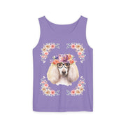Geeky Goddess French Poodle Unisex Tank Top