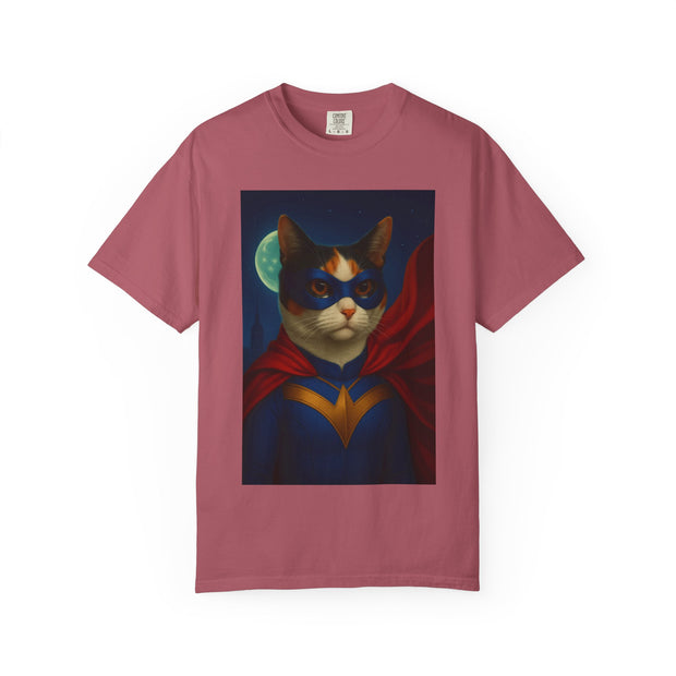 Superhero Tri-Colored Cat Unisex T-shirt