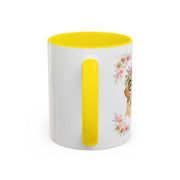 Geeky Goddess Golden Retriever Accent Coffee Mug