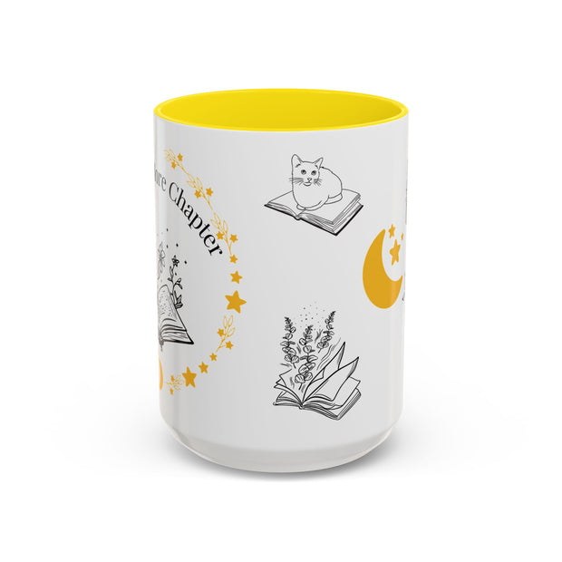 'Just One More Chapter' Accent Coffee Mug