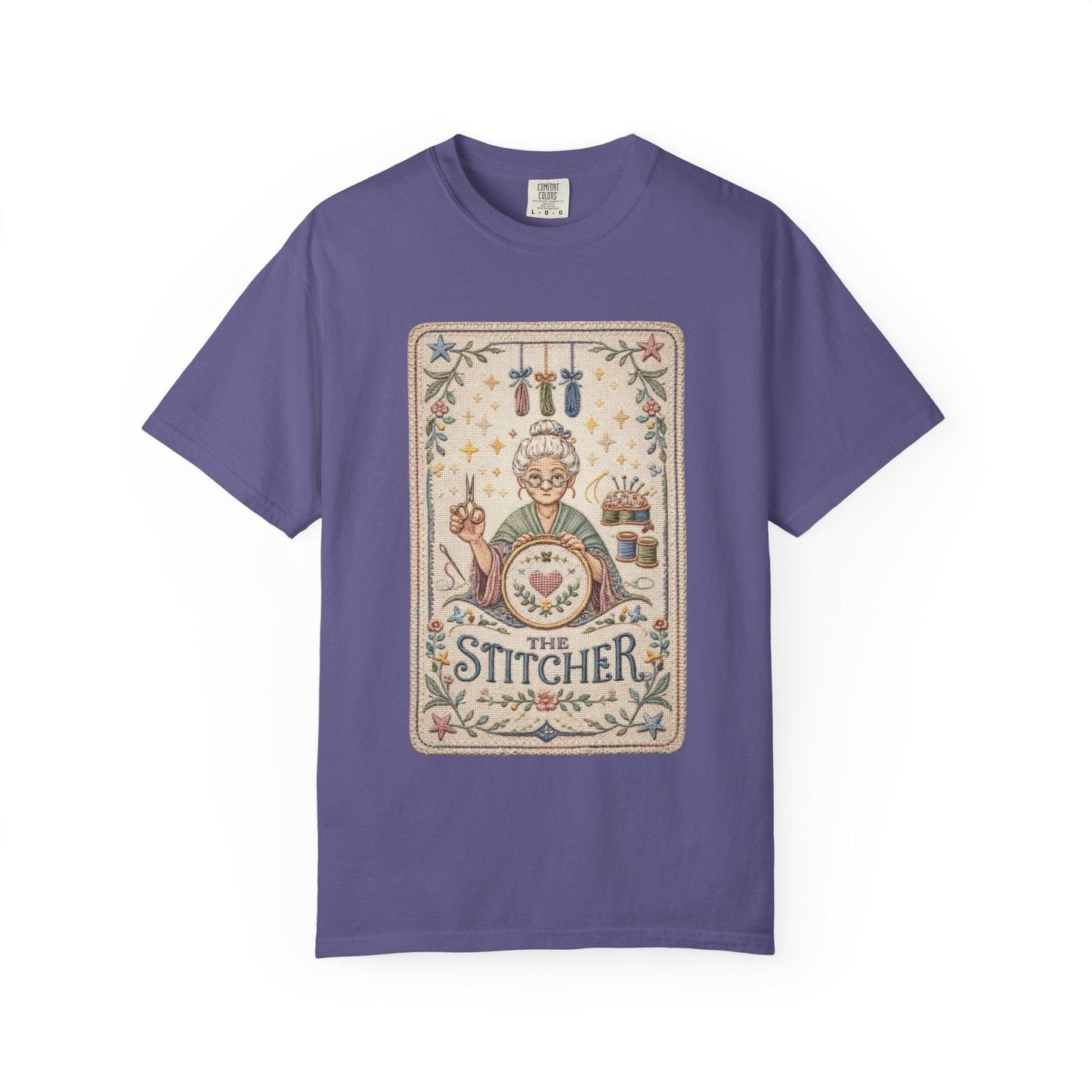 Grandma Hobbies Shirt, Vintage Cross Stitch Tee, Sewing Gift for Her, Embroidery Lover Shirt, Cottagecore Aesthetic