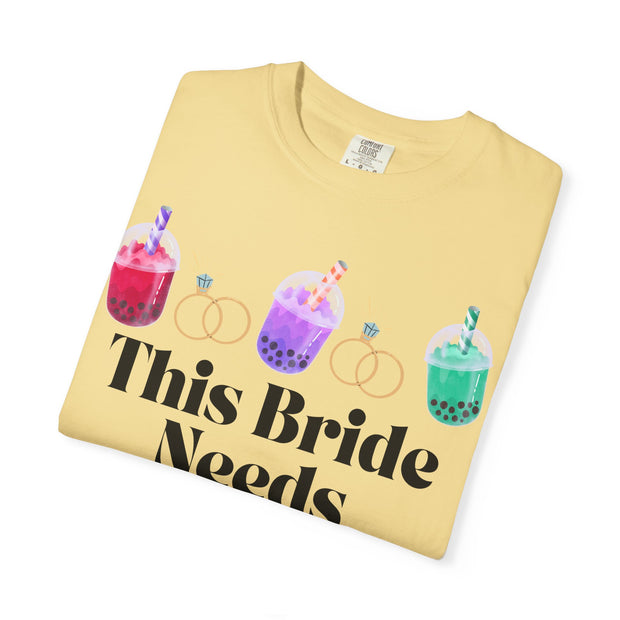'The Bride Needs Boba' Unisex T-Shirt