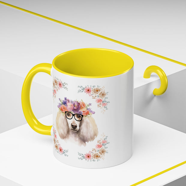 Geeky Goddess French Poodle Accent Coffee Mug