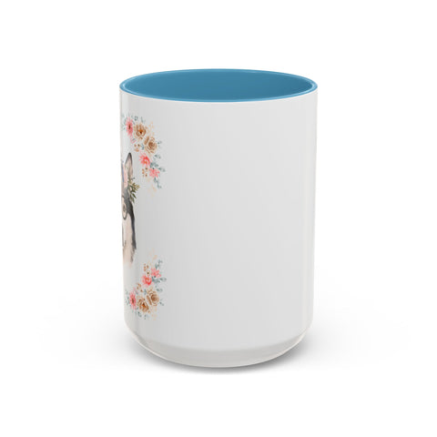 Geeky Goddess Siberian Husky Accent Coffee Mug