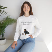 'Espawresso Yourself' Dachshund Unisex Crewneck Sweatshirt