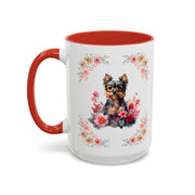 Geeky Goddess Yorkie Accent Coffee Mug