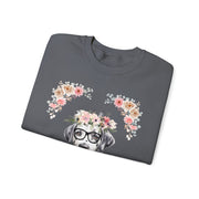 Geeky Goddess Dalmatian Unisex Crewneck Sweatshirt
