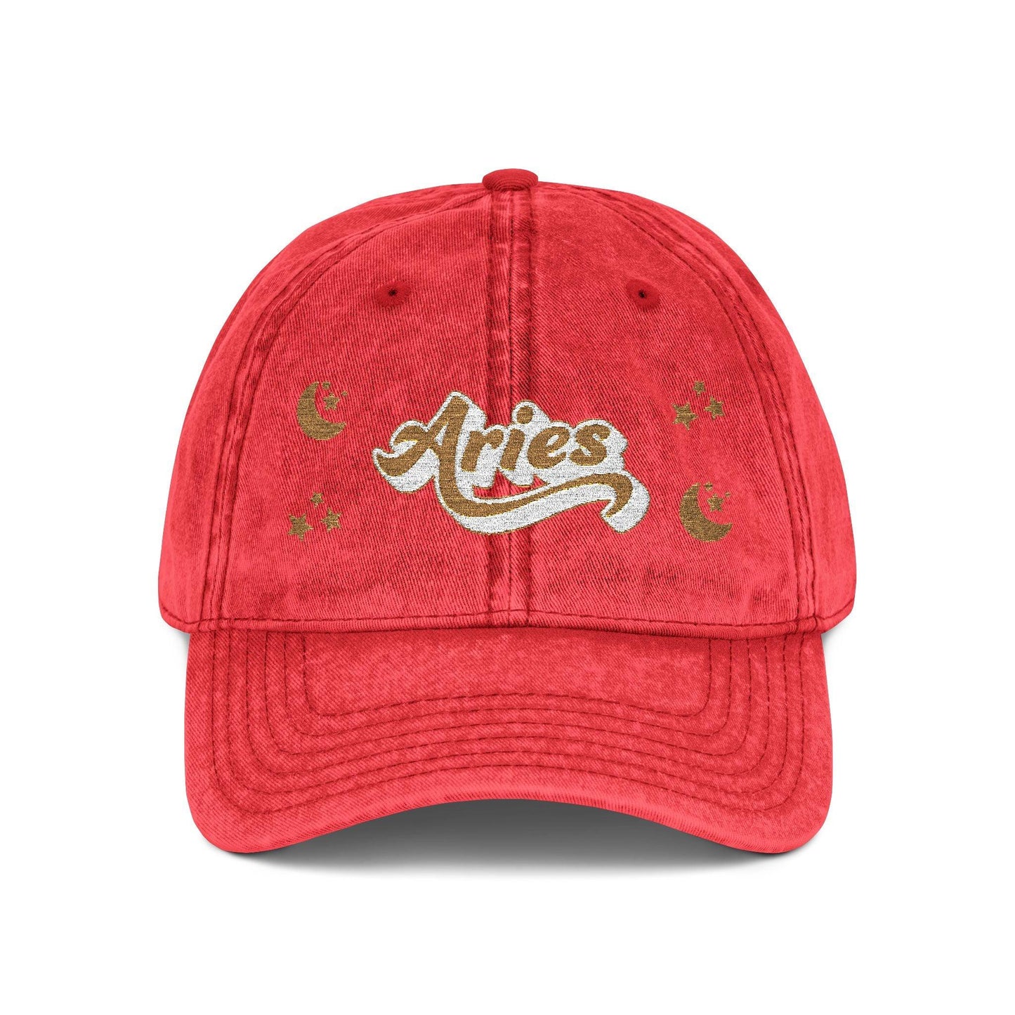 'Aries' Vintage Embroidered Cap