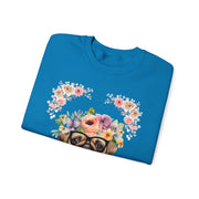 Geeky Goddess Pug Unisex Crewneck Sweatshirt