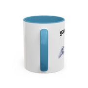 'Game On, Coffee First' Accent Coffee Mug