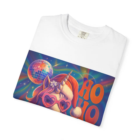 'Ho Ho Ho' Santa Unicorn Unisex T-shirt