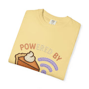 Powered by Pie and Wi-Fi T-Shirt, Funny Unisex Tee, Gift for Pie Lovers, Tech Enthusiasts, Perfect for Holidays and Parties