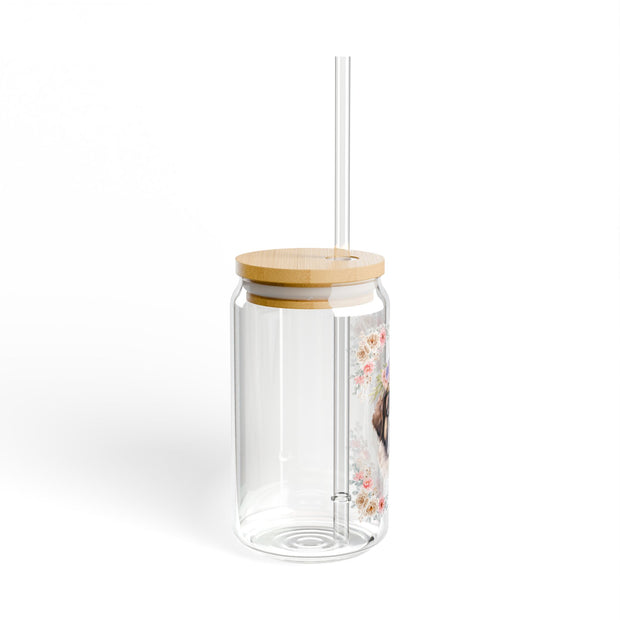 Geeky Goddess Saint Bernard Sipper Glass
