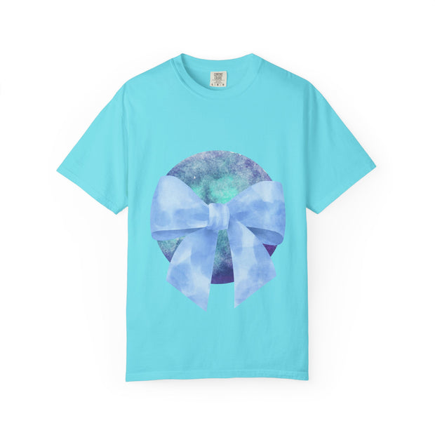 Blue/Green Planet Wrapped In A Bow Unisex T-Shirt
