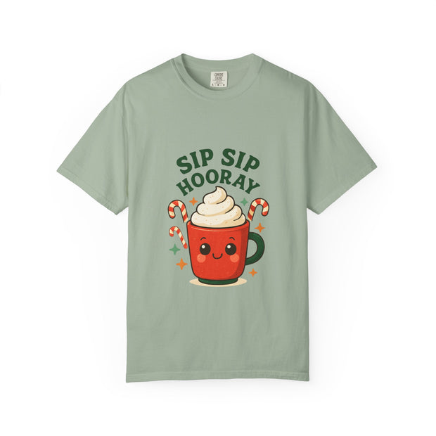 'Sip Sip Hooray' Holiday Unisex T-shirt