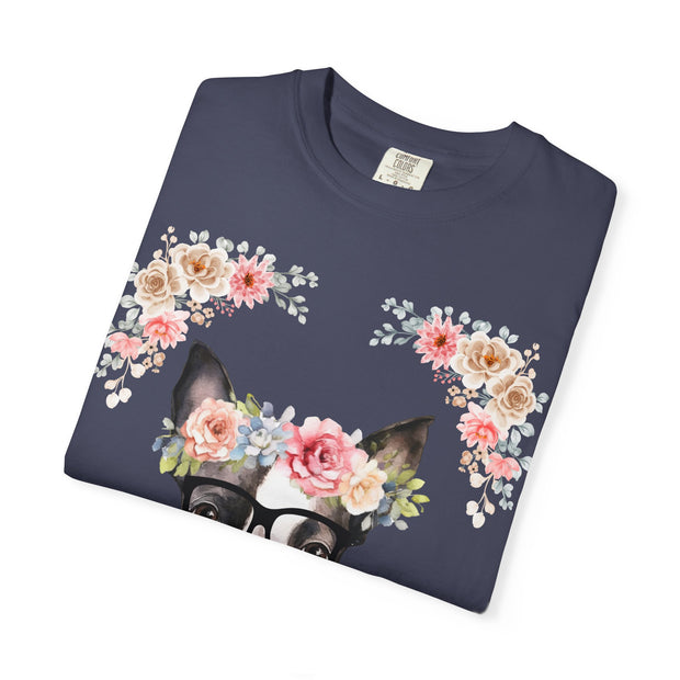Geeky Goddess French Bulldog Unisex T-Shirt