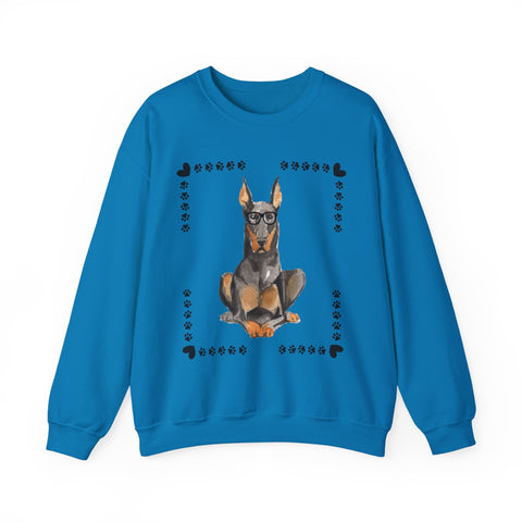Geeky Good Doberman Unisex Crewneck Sweatshirt