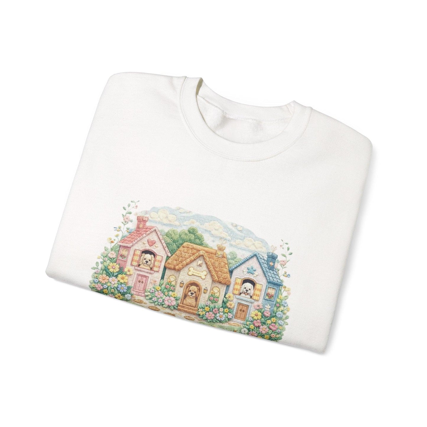 Cottagecore Sweatshirt, Floral Garden Cottage Crewneck, Cozy Vintage Pastel House Shirt