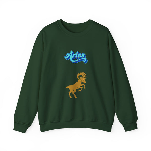 'Aries' Zodiac Unisex Crewneck Sweatshirt