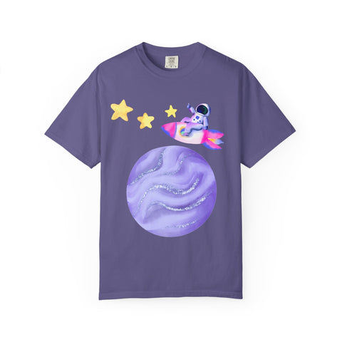 Astronaut Taking Off In Space Unisex T-Shirt