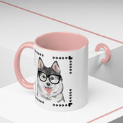 Geeky Good Siberian Husky Accent Coffee Mug
