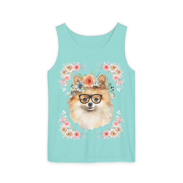 Geeky Goddess Pomeranian Unisex Tank Top