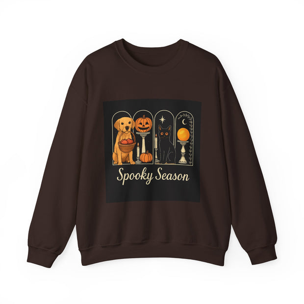 Spooky Season Golden Retriever Crewneck Sweatshirt