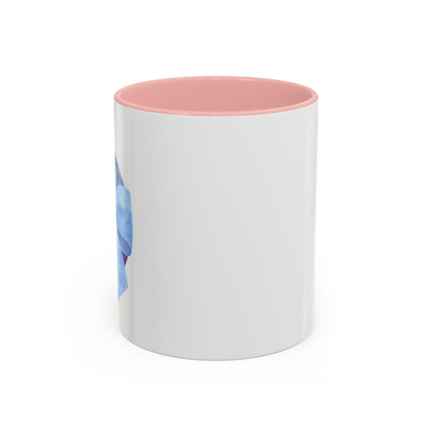 Blue/Green Planet Wrapped In A Bow Accent Coffee Mug