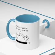 'Now Loading...Spooky Vibes' Accent Coffee Mug