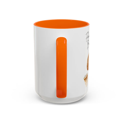 'Feline Good With A Book & Brew' Accent Coffee Mug