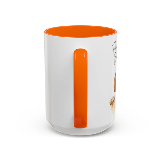 'Feline Good With A Book & Brew' Accent Coffee Mug