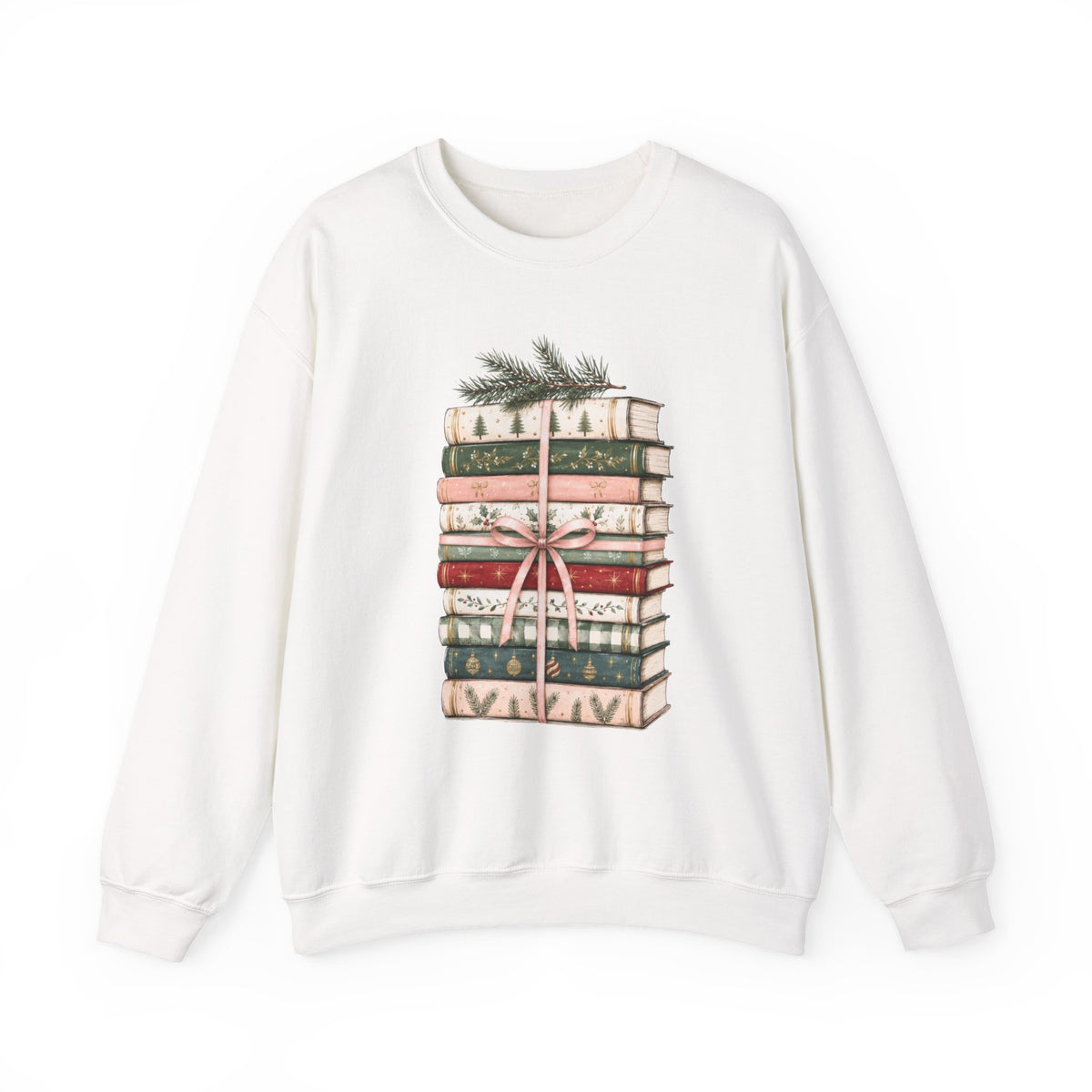 Bookish Christmas Sweatshirt, Christmas Book Lover Crewneck, Cozy Reader Sweater, BookTok Holiday Shirt, Reader Christmas Gift