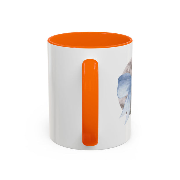 Moon Wrapped In A Bow Accent Coffee Mug
