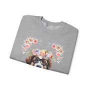 Geeky Goddess Saint Bernard Unisex Crewneck Sweatshirt