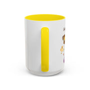 'Side Quest Queen' Accent Coffee Mug