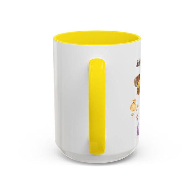 'Side Quest Queen' Accent Coffee Mug