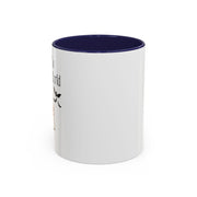 'You and Me Against The World' Accent Coffee Mug