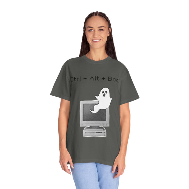 'Ctrl + Alt + Boo!' Unisex T-shirt