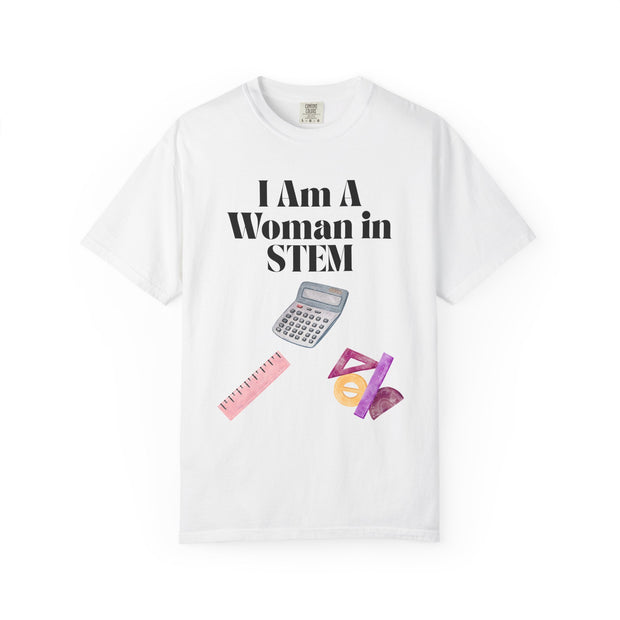 'I Am A Woman STEM' Mathematics Unisex T-Shirt
