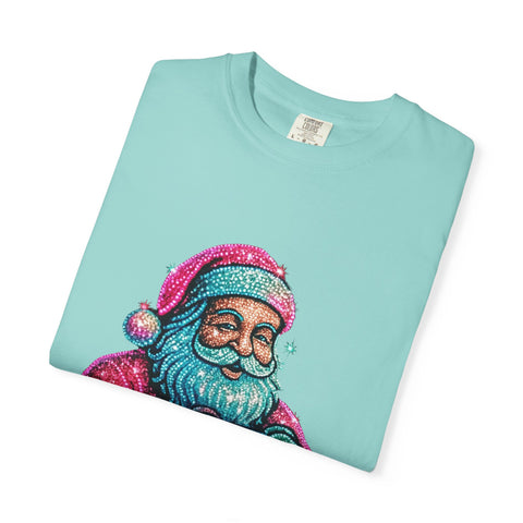 Stay Merry Game On Santa T-Shirt | Christmas Gaming Tee