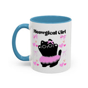 'Meowgical Girl' Accent Coffee Mug