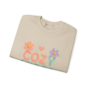 Cozy Vibes Sweatshirt - Perfect for Relaxing, Gifts, Spring Fashion, Casual Wear, Family Gatherings