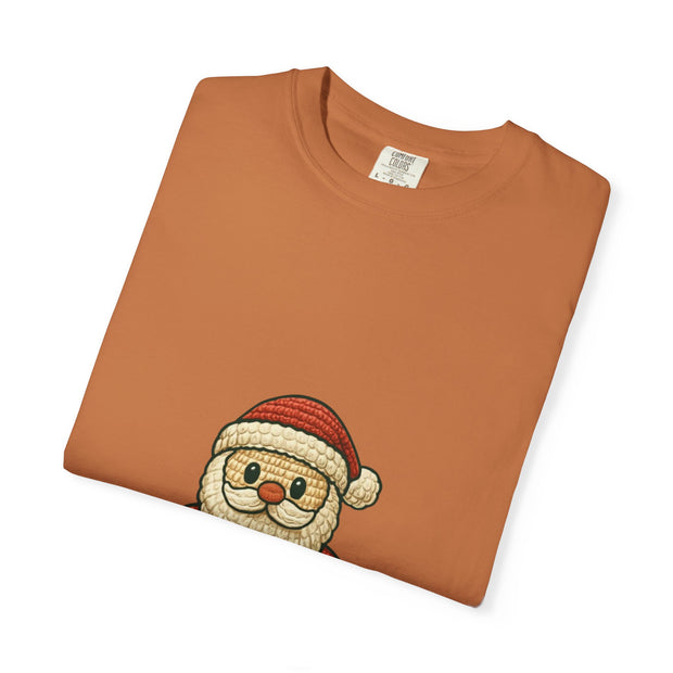 Festive Santa Gaming T-Shirt, Unisex Holiday Tee, Funny Christmas Shirt, Gamer Gift, Cute Santa Design