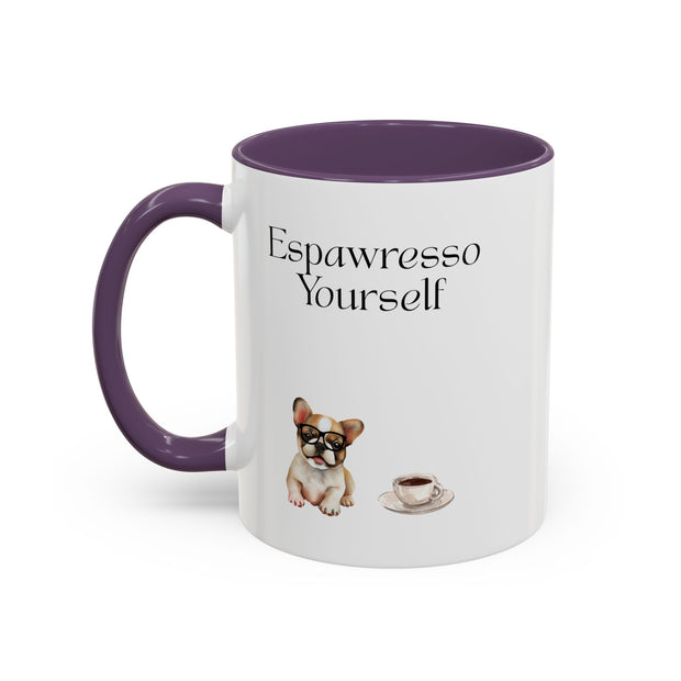 'Espawresso Yourself' French Bulldog Accent Coffee Mug