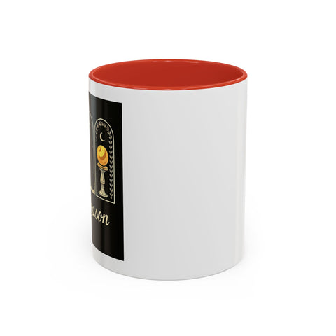 Spooky Season Doberman Accent Coffee Mug