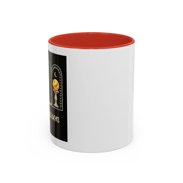 Spooky Season Doberman Accent Coffee Mug