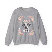 Geeky Goddess Dalmatian Unisex Crewneck Sweatshirt