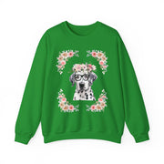 Geeky Goddess Dalmatian Unisex Crewneck Sweatshirt
