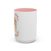 Geeky Goddess Pomeranian Accent Coffee Mug