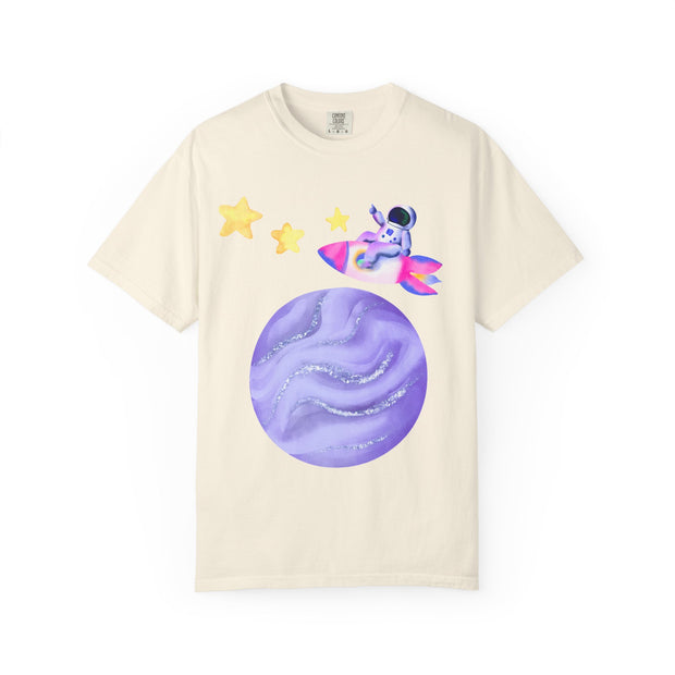 Astronaut Taking Off In Space Unisex T-Shirt